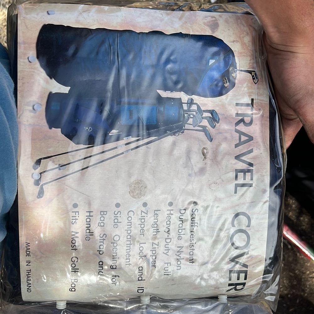 Golf bag travel cover